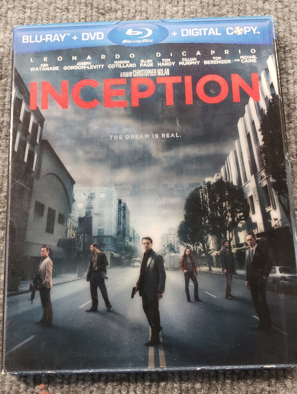 Inception (Blu-ray/DVD, 2010, 2-Disc Set)